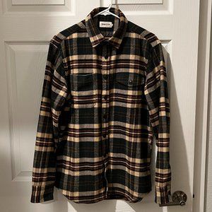 Taylor Stitch The Crater Shirt in Forest Plaid